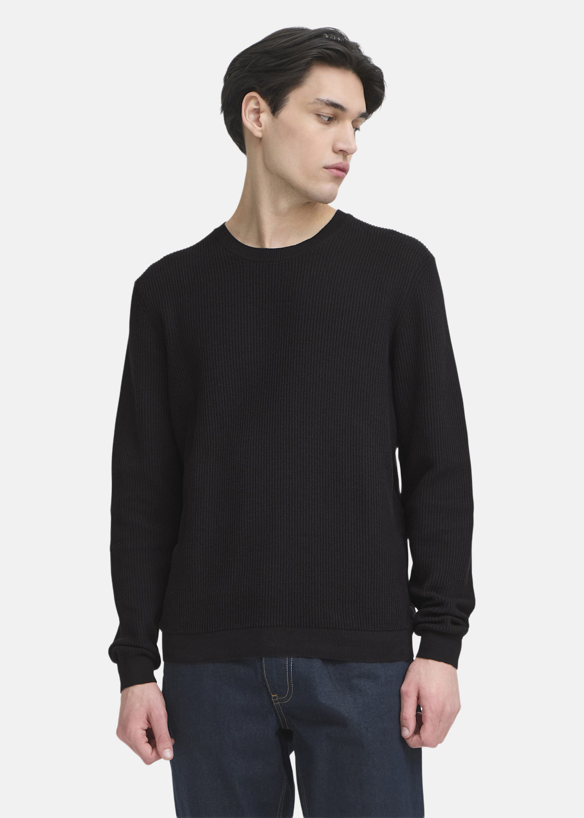 CFNOAR structured crew neck kn