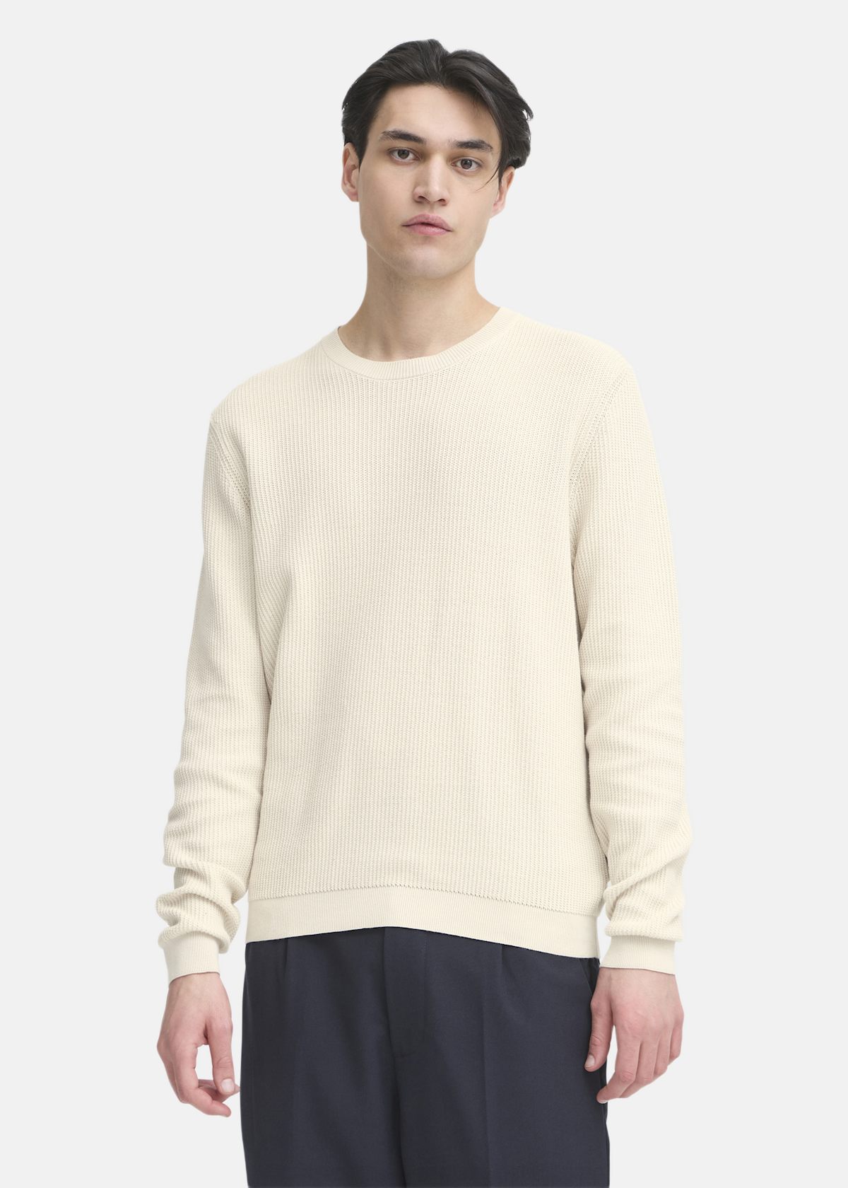 CFNOAR structured crew neck kn