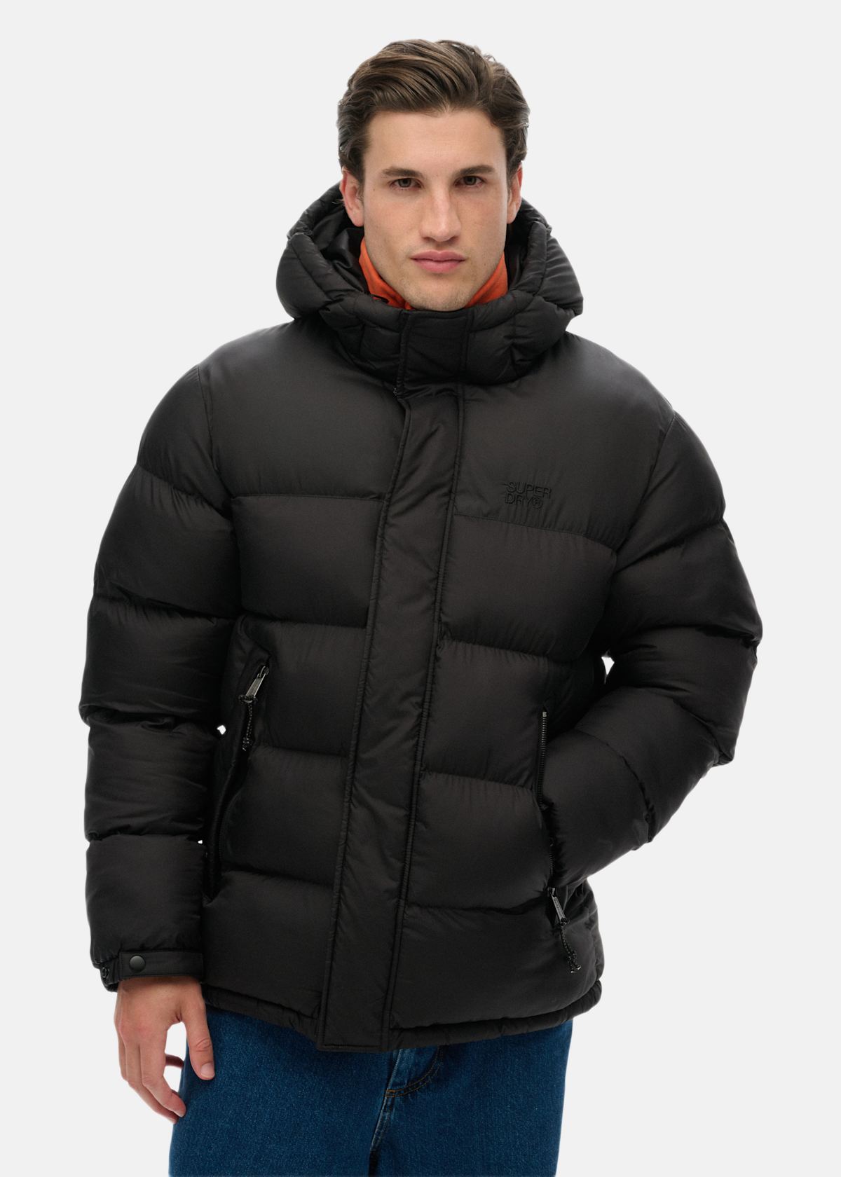 HOODED TECH PADDED JKT