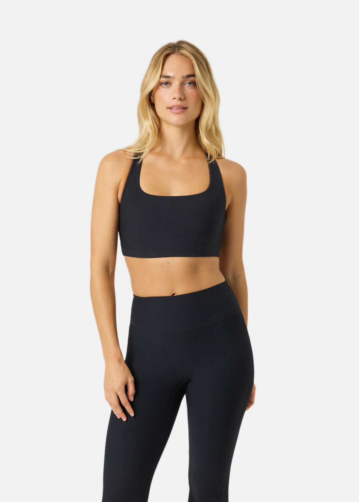 STUDIO RIBBED RACERBACK BRA