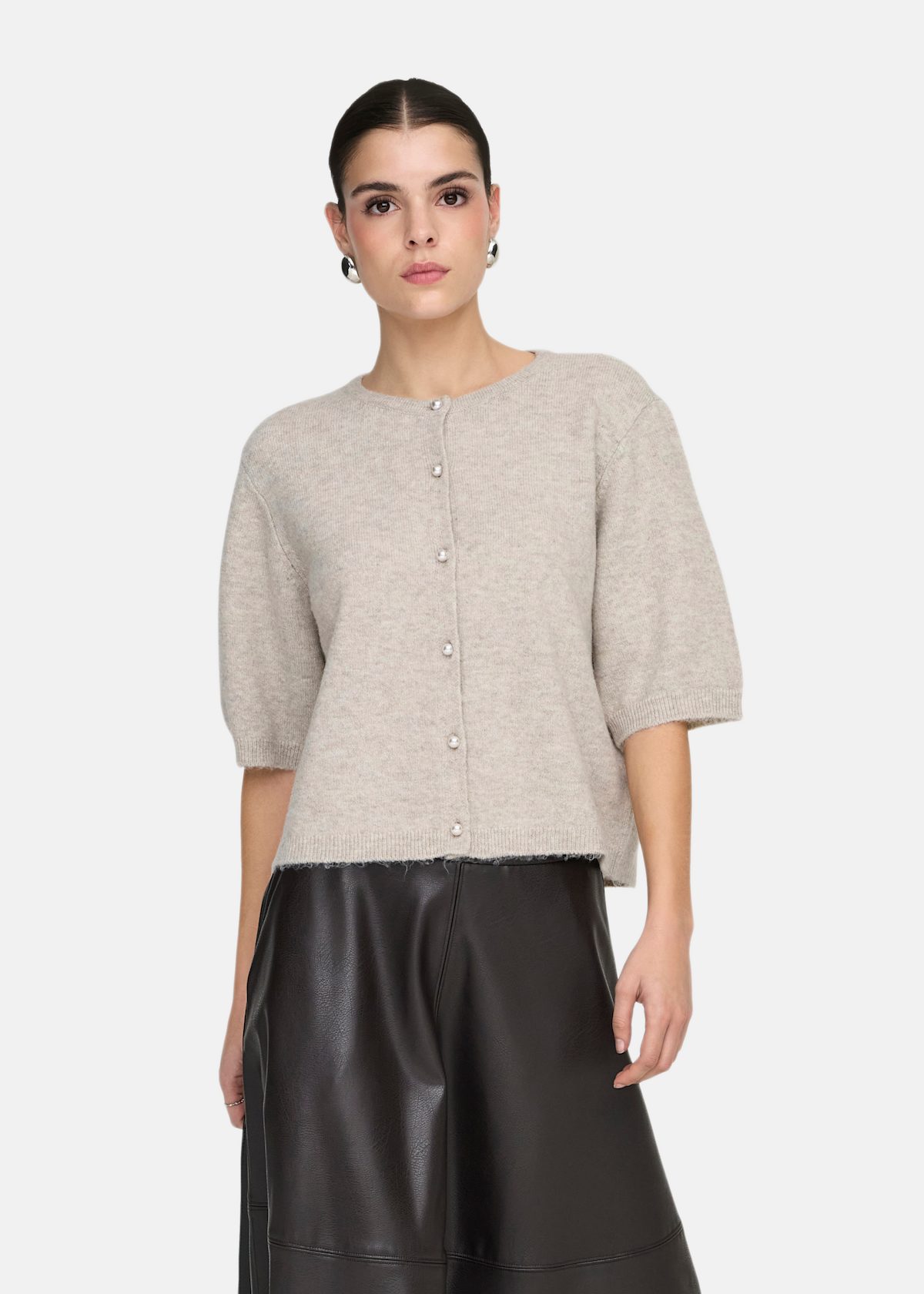 JDYRUE LIFE 2/4 PEARL CARDIGAN