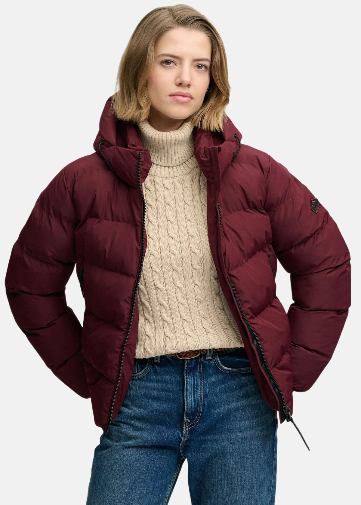 HOODED SPORTS PUFFER JACKET