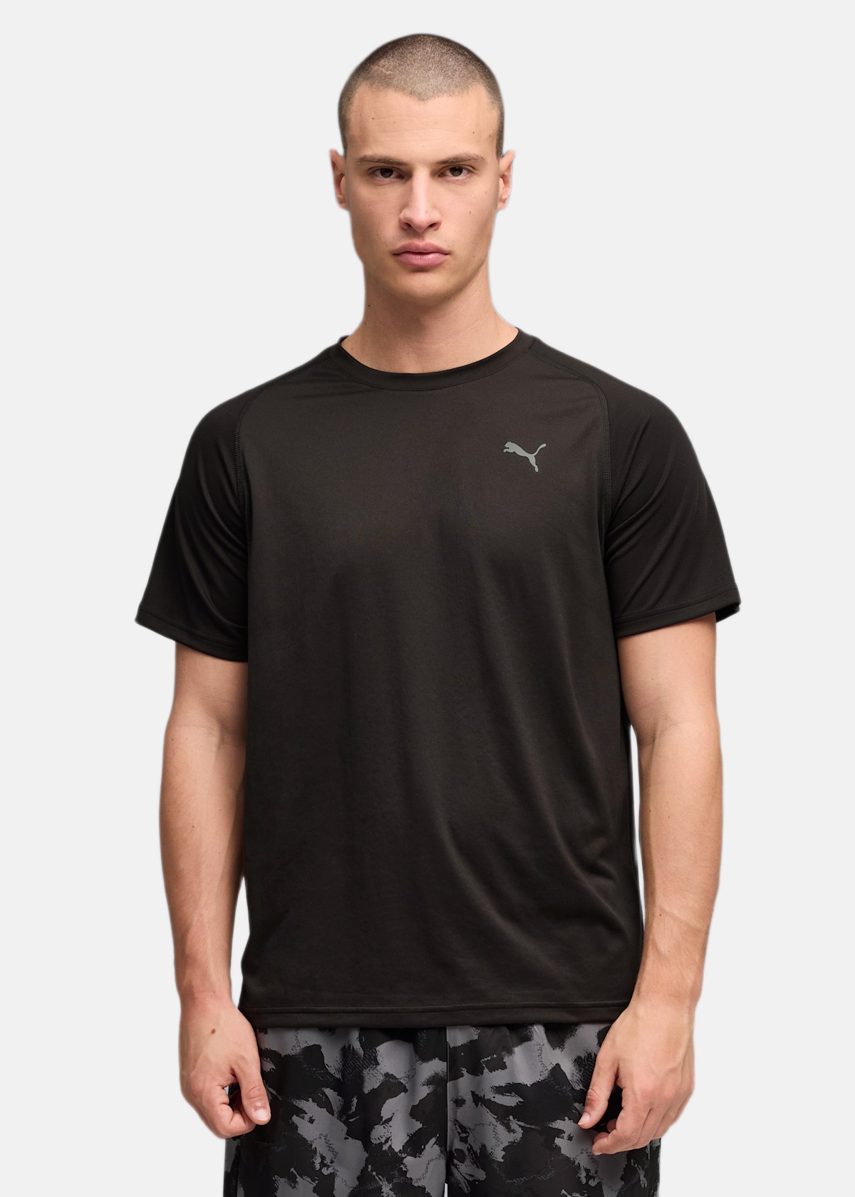 M PWRTRAIN FABRIC MIX TEE