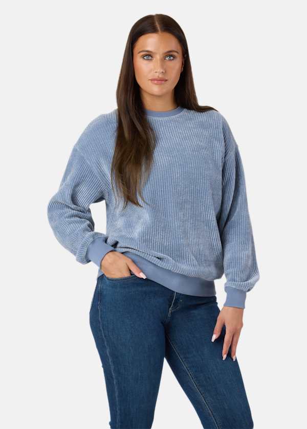 Chenille Lounge Crew Neck W | Sweaters | Women | Swedemount