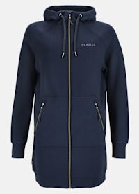 Lounge Relax Zip Hood Long W