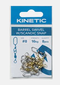 KINETIC BARREL SWIVEL W/SCANDI