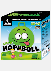 Hoppboll Funny Face, 55 cm Grö