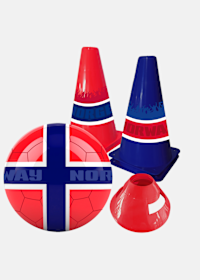 NORGE Fotbollsset - Boll & kon
