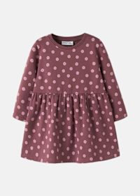NMFDAVINA LS SWEAT BRU DRESS N
