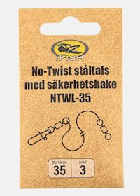 No-Twist ståltafs med säkerhet