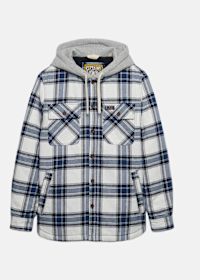 BORG LINED HOODED OVERSHIRT