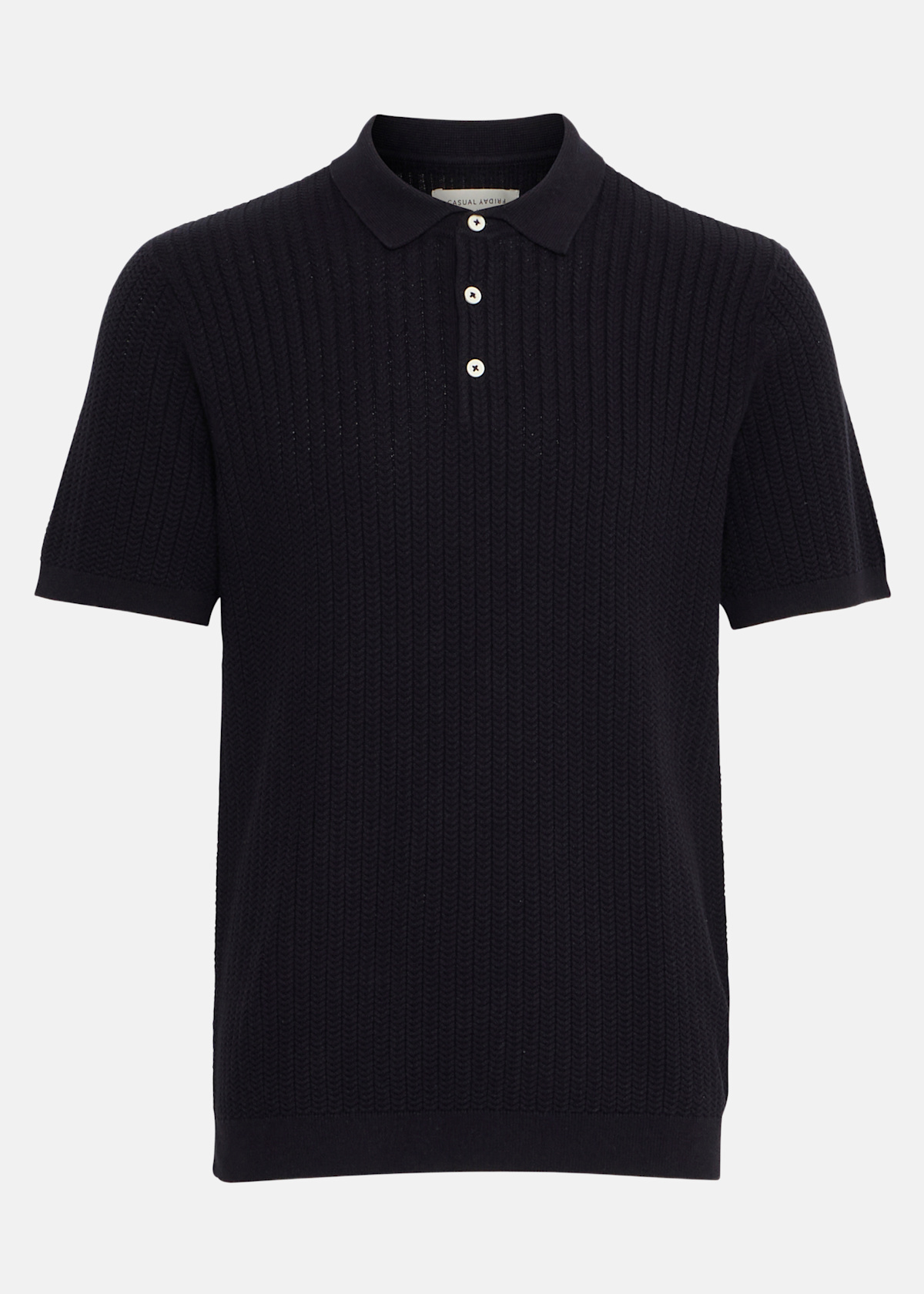 CFKARL structured knit polo