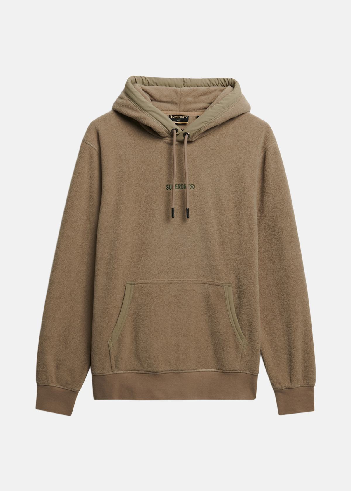 MICRO LOGO FLEECE HOOD