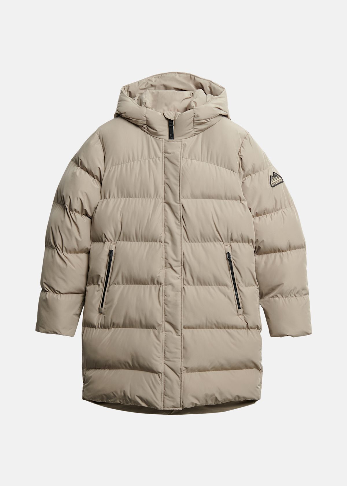HOODED SPORTS PUFFER MID JKT