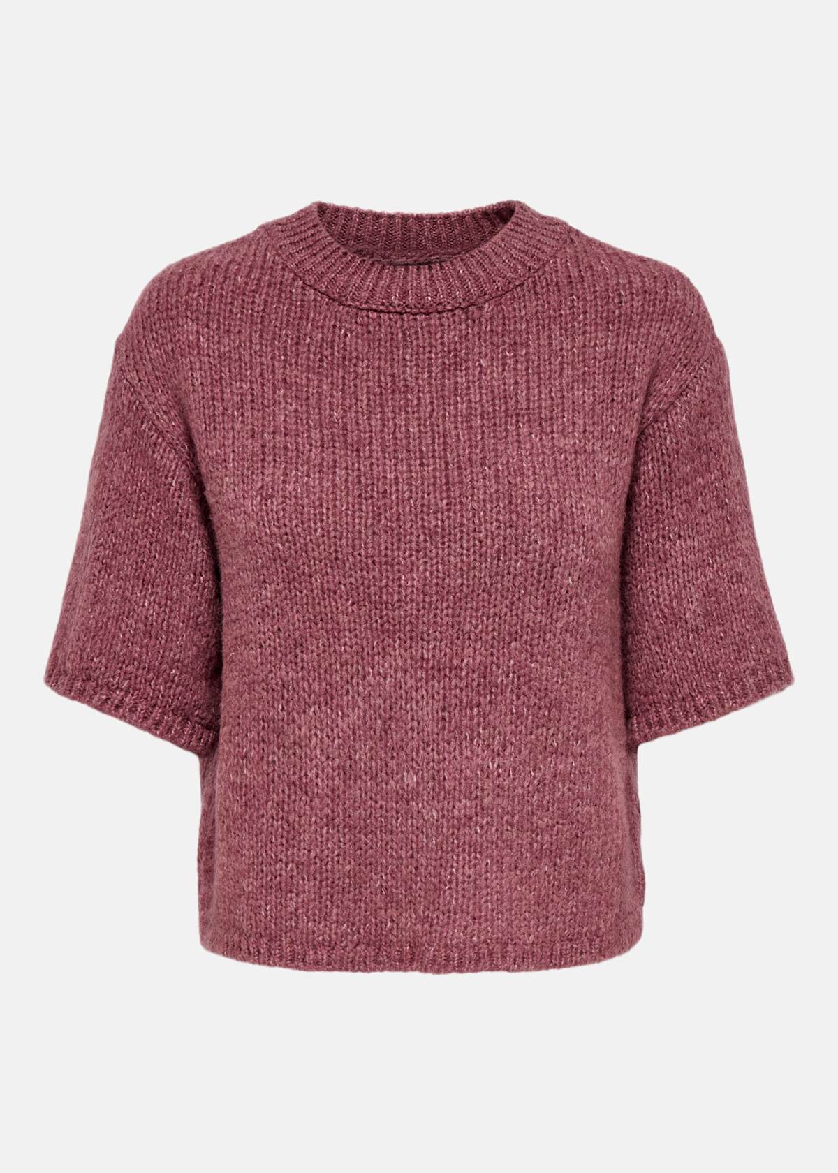 JDYLINEA S/S PULL O-NECK KNT N