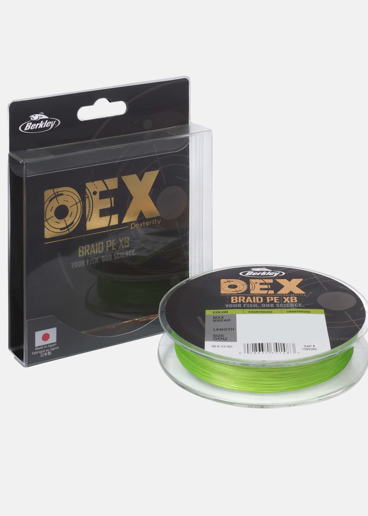 Berkley DEX x8 PE .04mm 150m 4