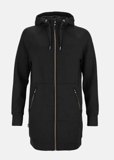 Lounge Relax Zip Hood Long W