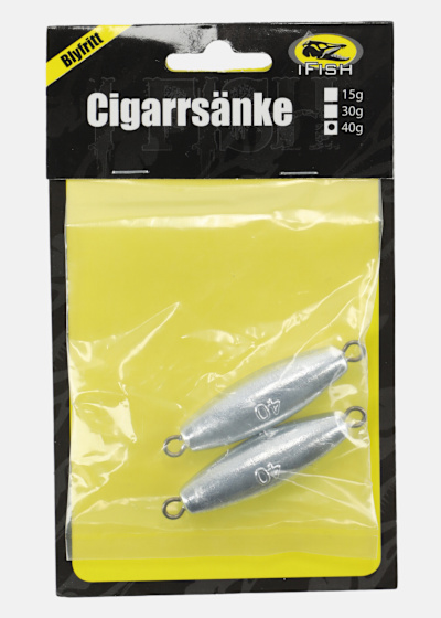 Cigarrsänke Blyfritt 40g, (2-p