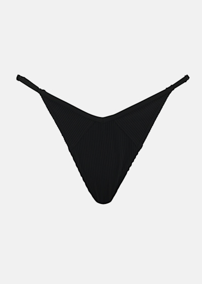 PUMA SWIM WOMEN RIBBED TANGA 1