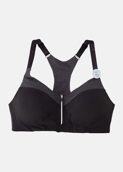 Front Zip Sports Bra