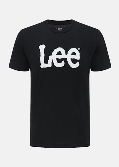WOBBLY_LOGO_TEE BLACK