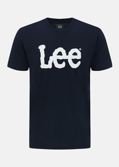 WOBBLY_LOGO_TEE NAVY_DROP