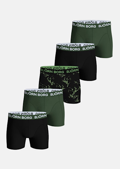 COTTON STRETCH BOXER 5p