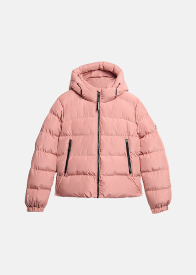 Hooded Sports Puffer Jacket