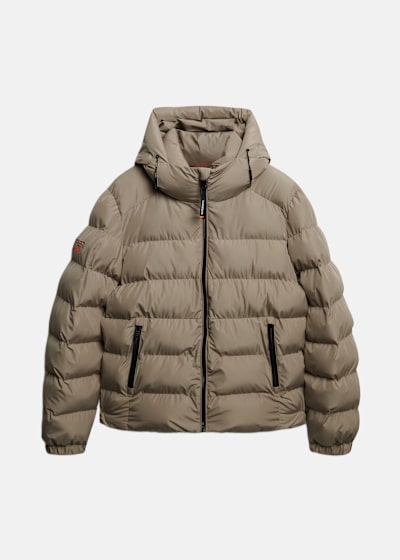 HOODED SPORTS PUFFER JACKET