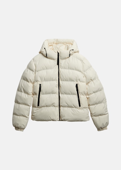 HOODED SPORTS PUFFER JACKET