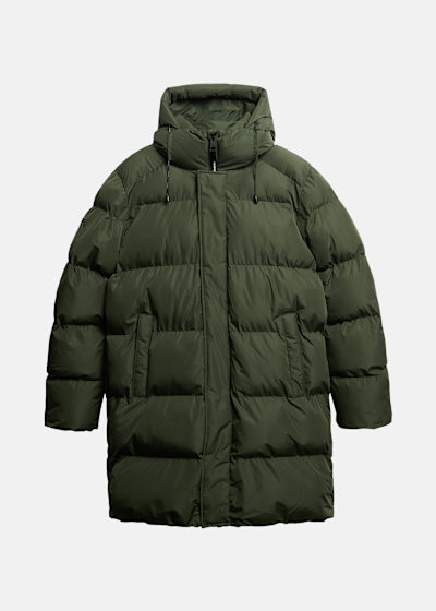HOODED SPORTS PUFFER MID JKT