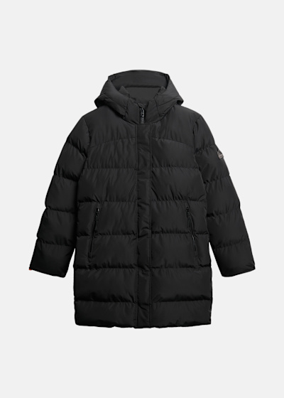 HOODED SPORTS PUFFER MID JKT