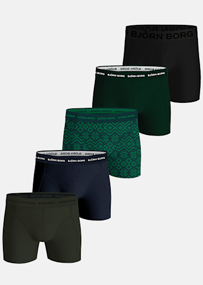 COTTON STRETCH BOXER 5p