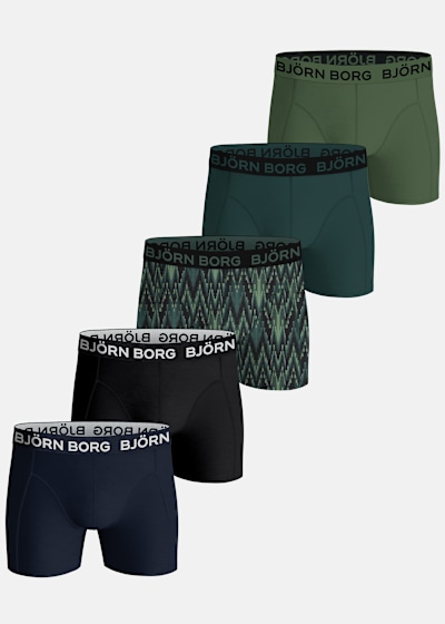 COTTON STRETCH BOXER 5p