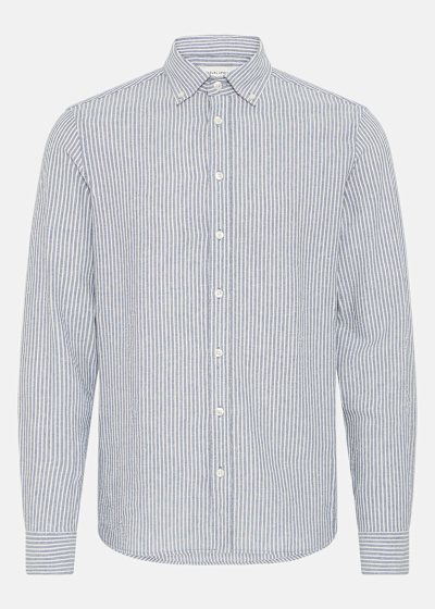 CFHANES LINEN MIX LS SHIRT
