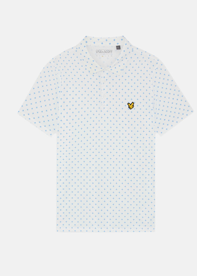 Golf Cross Print  Polo