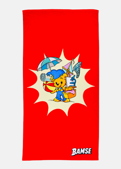 Bamse Badhandduk Stranden
