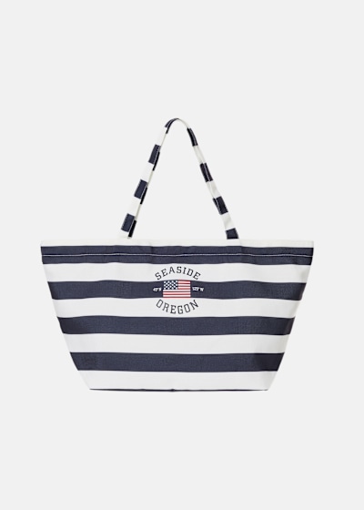Seaside Stripe Beach Bag