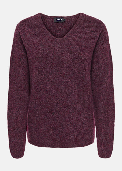 ONLCAMILLA V-NECK L/S PULLOVER