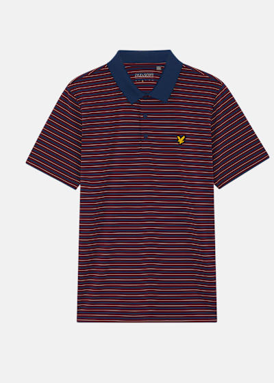 Golf Striped Polo