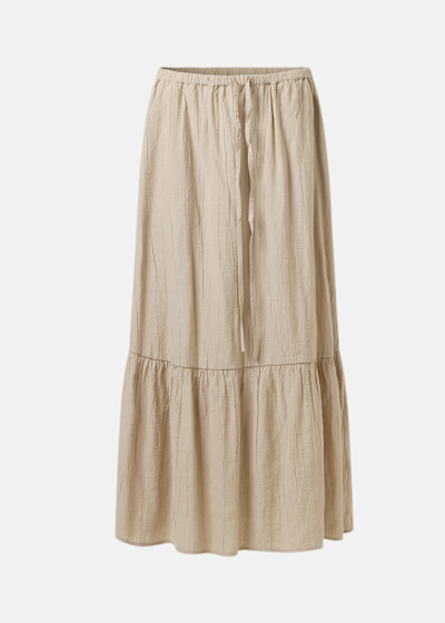 Savannah Crinkle Long Skirt W