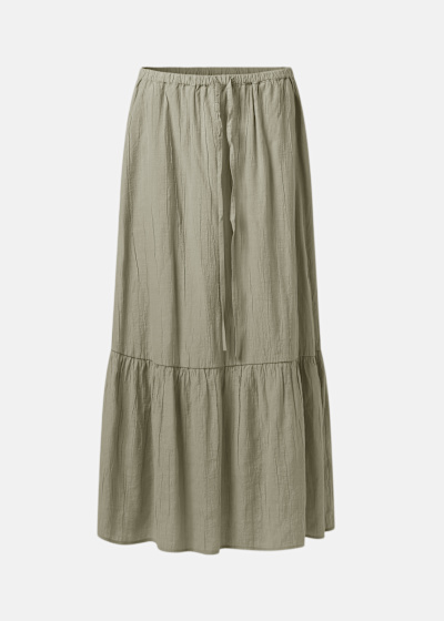 Savannah Crinkle Long Skirt W